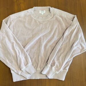 Nation Los Angles Women’s Crewneck Sweatshirt Tan Size Small